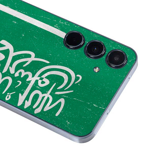 Saudi Arabia Flag Distressed Galaxy A35 5G Skin